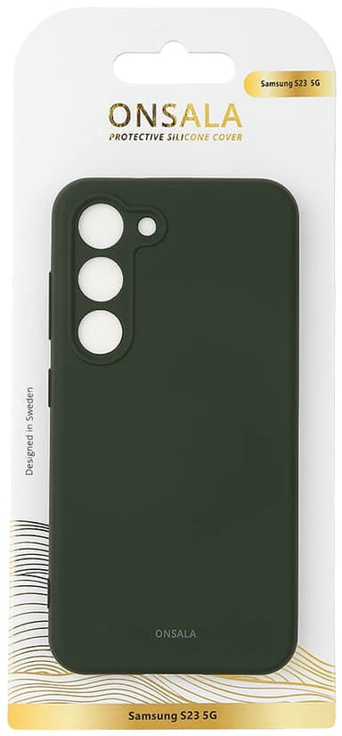 Onsala Samsung Galaxy S23 silikonikotelo (vihreä)