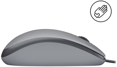 Logitech M110 Silent langallinen hiiri (harmaa)
