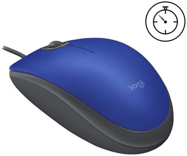 Logitech M110 Silent langallinen hiiri (sininen)