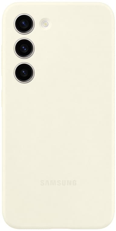 Samsung Galaxy S23 Silicone suojakuori (beige)