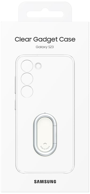 Samsung Galaxy S23 Clear Gadget suojakuori (läpinäkyvä)