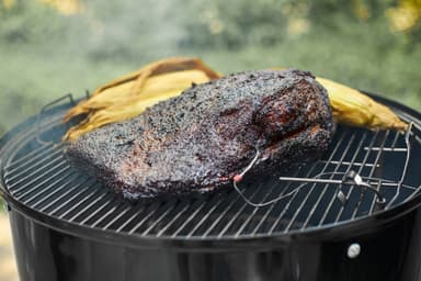 Weber Smokey Mountain Cooker savustin (musta)