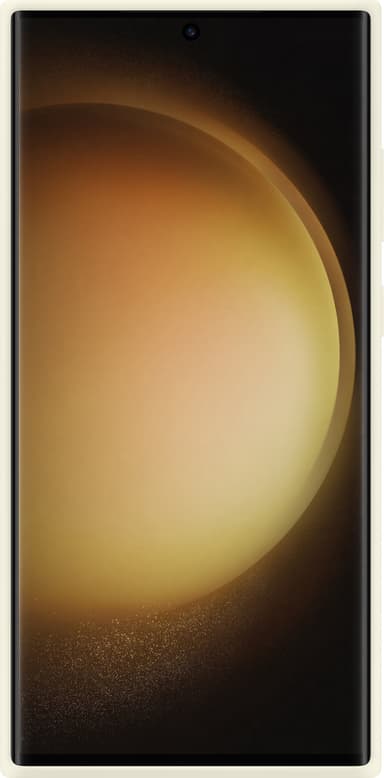 Samsung Galaxy S23 Ultra Silicone suojakuori (beige)