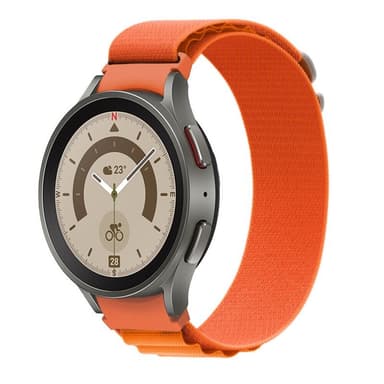 Artic Elastinen nailon ranneke Samsung Galaxy Watch 5 Pro (45mm) - Ora