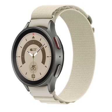 Artic Elastinen nailon ranneke Samsung Galaxy Watch 5 Pro (45mm) - Sta