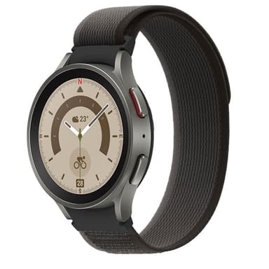Tactik nailon ranneke Samsung Galaxy Watch 5 Pro - Blackroom Grey