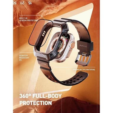 SUPCASE UB Pro Apple Watch Ultra 49mm - Musta