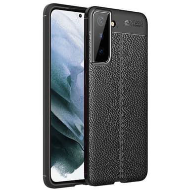 Nahkakuvioitu TPU kuori Samsung Galaxy S23 Plus - Musta