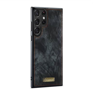 CaseMe Lompakkokotelo 11-kortti Samsung Galaxy S23 Ultra - Musta/Harma