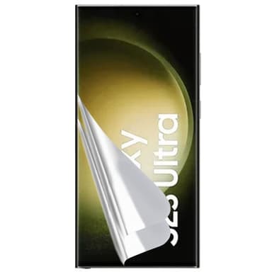 2-kpl Näytönsuoja 3D Pehmeä HydroGel Samsung Galaxy S23 Ultra