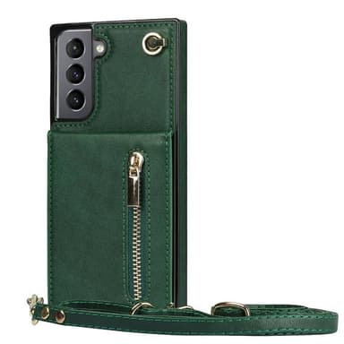 Zipper kaulakorukotelo Samsung Galaxy S23 Plus - Vihreä