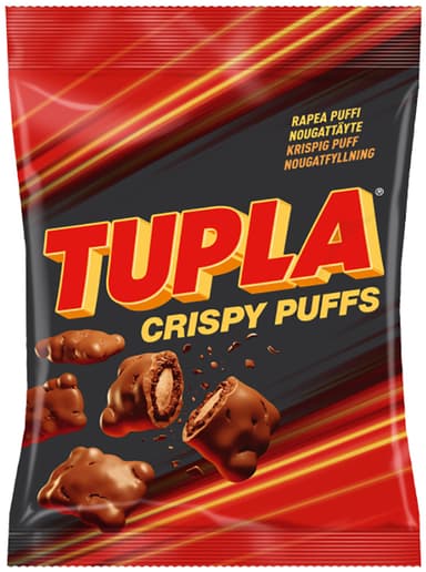Tupla Crispy Puffs suklaa 1016566