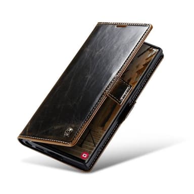 CaseMe Lompakkokotelo 3-kortti Samsung Galaxy S23 Ultra - Ruskea