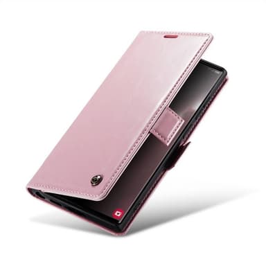 CaseMe Lompakkokotelo 3-kortti Samsung Galaxy S23 Ultra - Vaaleapinkki