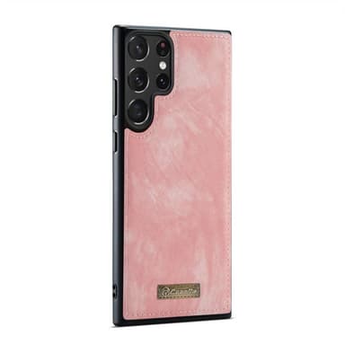 CaseMe Lompakkokotelo 11-kortti Samsung Galaxy S23 Ultra - Vaaleanpuna