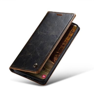 CaseMe Lompakkokotelo 3-kortti Samsung Galaxy S23 Plus - Ruskea
