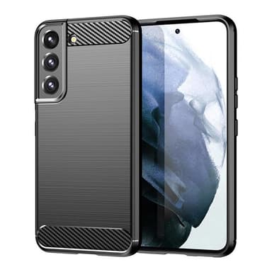 Harjattu TPU kuori Samsung Galaxy S23 - Musta