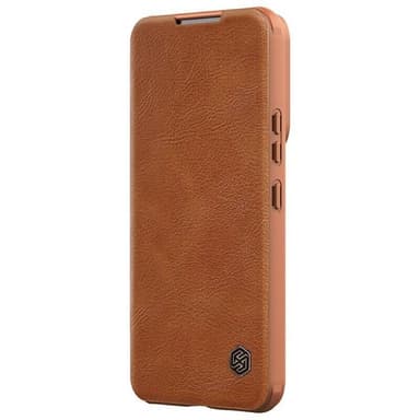 Nillkin Qin Pro läppäkotelo Samsung Galaxy S23 - Ruskea