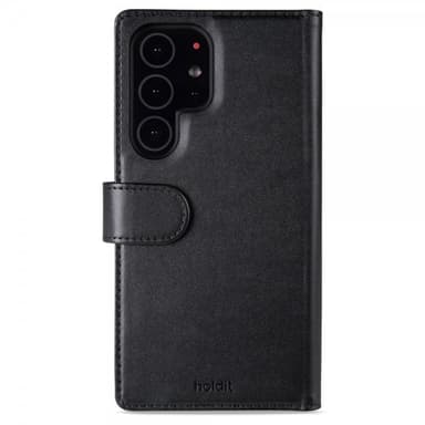 holdit Samsung Galaxy S23 Ultra Kotelo Wallet Case Magnet Musta