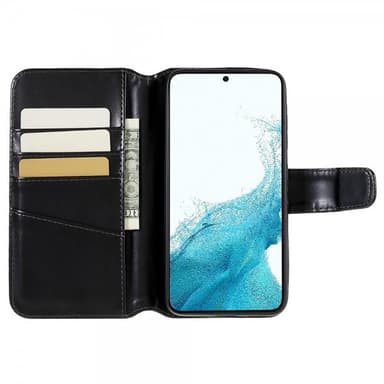 Nordic Covers Samsung Galaxy S23 Kotelo Essential Leather Raven Black