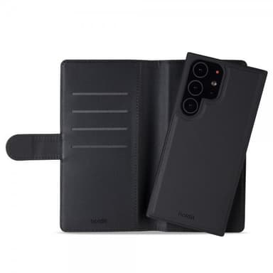 holdit Samsung Galaxy S23 Ultra Kotelo Wallet Case Magnet Musta