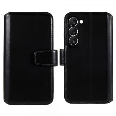 Nordic Covers Samsung Galaxy S23 Kotelo Essential Leather Raven Black