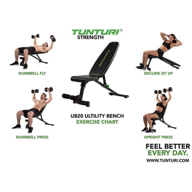 Tunturi Fitness UB20 Utility Bench, Penkit