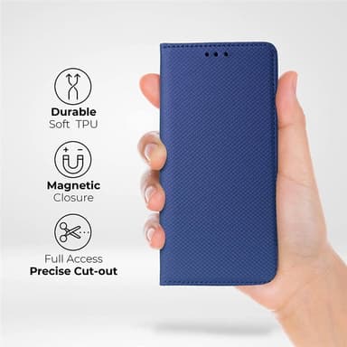 Telone Smart Book Magnet Samsung Galaxy S23 Ultra - Sininen