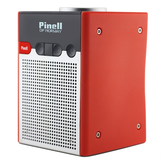 Pinelli Go kannettava FM-radio (punainen)