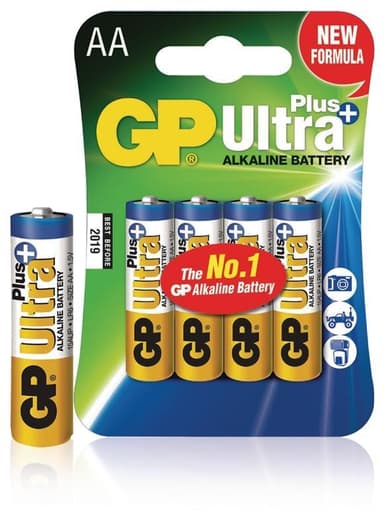 Alkaliparisto AA 1.5 V Ultra+ 4-Blisteri