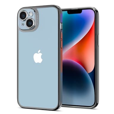 Spigen iPhone 14 Kuori Optik Crystal Chrome Gray