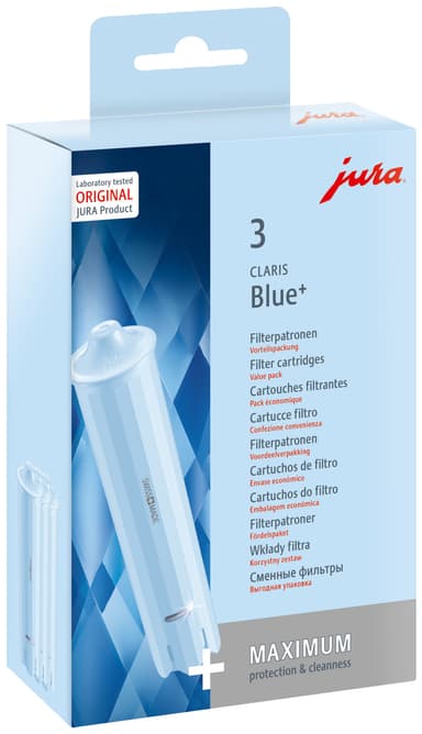 Jura CLARIS Blue+ vedensuodatin 24231 (3 kpl)