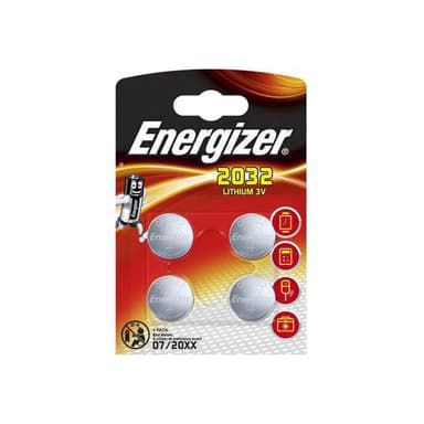 ENERGIZER Paristo CR2032 Litium 4-pack