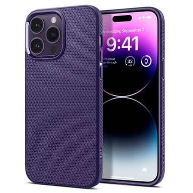 Spigen iPhone 14 Pro Max Kuori Liquid Air Deep Purple