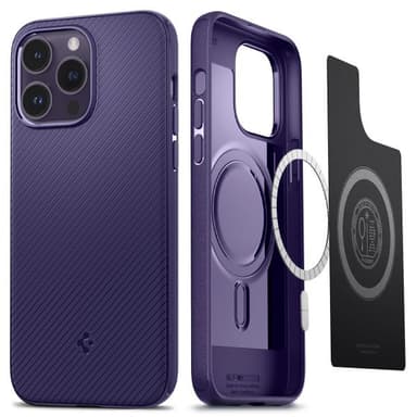 Spigen iPhone 14 Pro Max Kuori Mag Armor MagFit Deep Purple