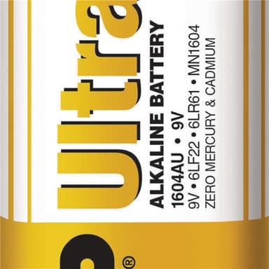 Alkaliparisto 9 V Ultra 1-Blisteri