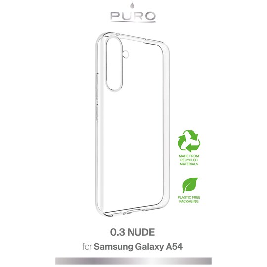 Puro Samsung Galaxy A54 5G 0.3 Nude suojakuori (läpinäkyvä)
