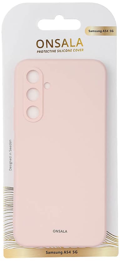 Onsala Silicone Samsung Galaxy A54 5G suojakuori (pinkki)