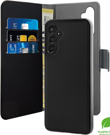 Puro Samsung Galaxy A54 5G 2in1 lompakkokotelo (musta)