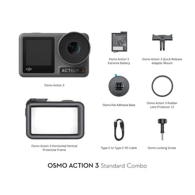 DJI Osmo Action 3 Standard Combo actionkamera