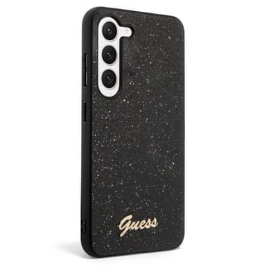 Guess Samsung Galaxy S23 Kuori Fixed Glitter Case Musta