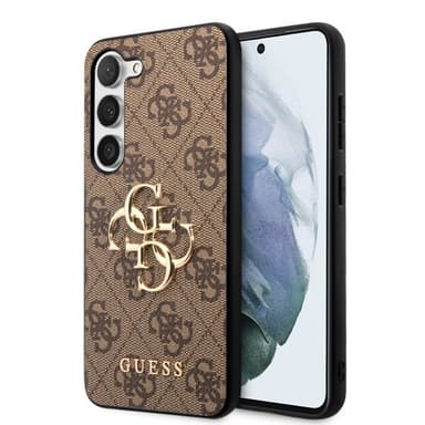 Guess Samsung Galaxy S23 Kuori 4G Logo Ruskea