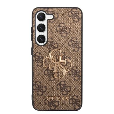 Guess Samsung Galaxy S23 Kuori 4G Logo Ruskea