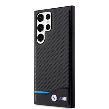 BMW Samsung Galaxy S23 Ultra Kuori Carbon & Stripe Musta