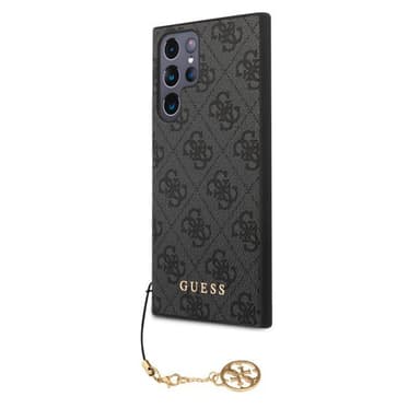 Guess Samsung Galaxy S23 Ultra Kuori 4G Charms Harmaa