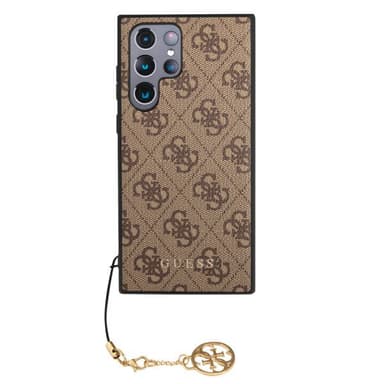 Guess Samsung Galaxy S23 Ultra Kuori 4G Charms Ruskea