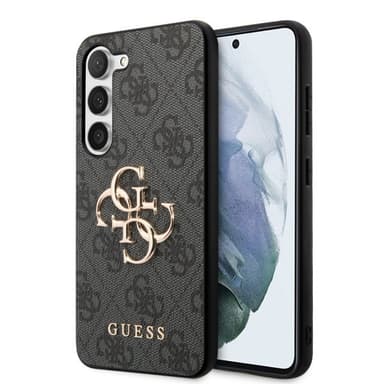 Guess Samsung Galaxy S23 Kuori 4G Logo Harmaa