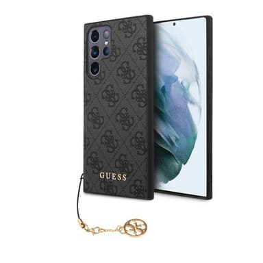 Guess Samsung Galaxy S23 Ultra Kuori 4G Charms Harmaa