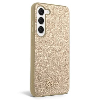 Guess Samsung Galaxy S23 Kuori Fixed Glitter Case Kulta