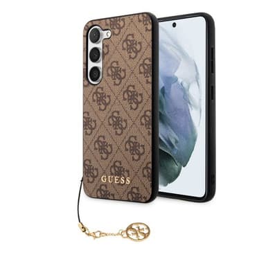 Guess Samsung Galaxy S23 Kuori 4G Charms Ruskea